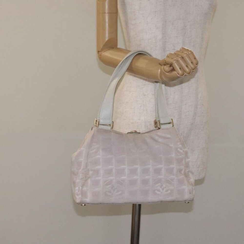 Chanel Travel Line Pink Nylon Handbag (Pre-Owned) - Picture 13 of 16